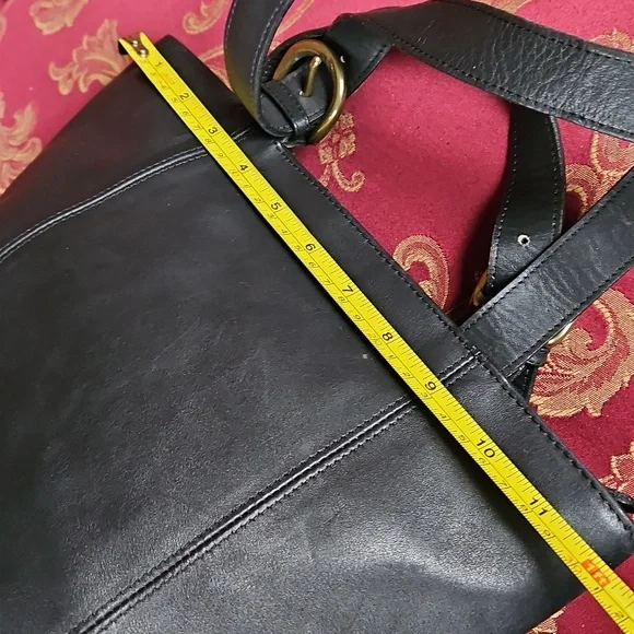 Tannery West Soft Black Leather Bag - Picture 6 of 12